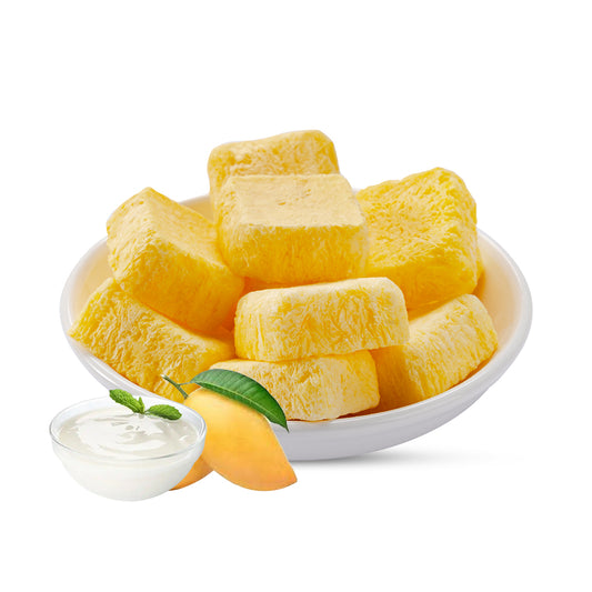 CONTAIN SUAGER Freeze Dried Yogurt Cubeг Mango flavor/1kg/10kg