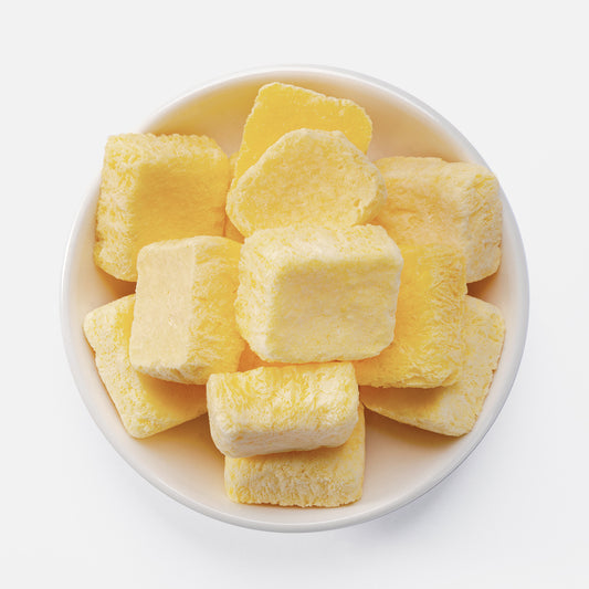 CONTAIN SUAGER Freeze Dried Yogurt Cubeг Yellow peach flavor/1kg/10kg