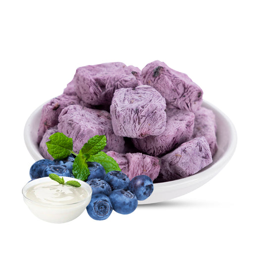 CONTAIN SUAGER Freeze Dried Yogurt Cubeг Blueberry flavor/1kg/10kg