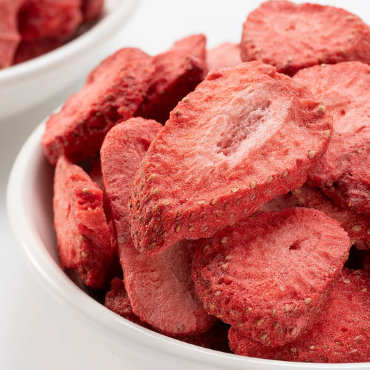 CONTAIN SUGAR Freeze Dried Strawberry Slice 10kg/ carton
