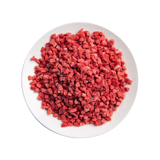 Сублимированные кубики клубники/10 кг