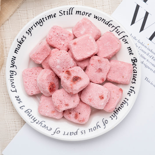 CONTAIN SUAGER Freeze Dried Yogurt Cubeг Strawberry flavor/1kg/10kg