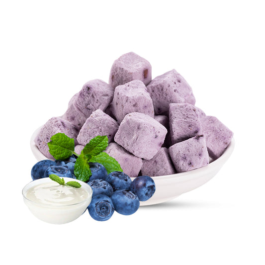 CONTAIN SUAGER Freeze Dried Yogurt Cubeг Blueberry flavor/1kg/10kg