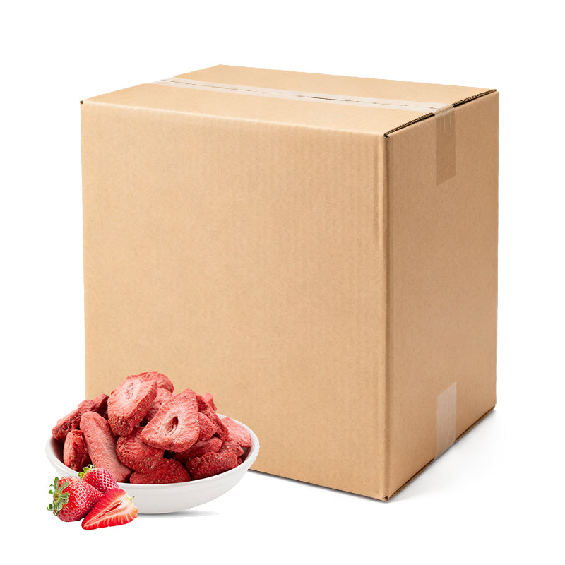 CONTAIN SUGAR Freeze Dried Strawberry Slice 10kg/ carton