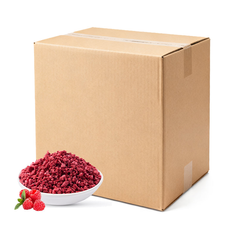 Freeze Dried Raspberry Dice 10kg/ carton