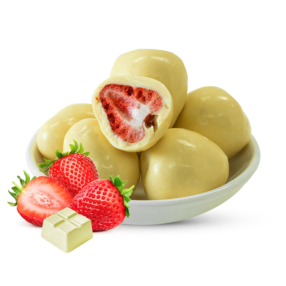 Freeze-Dried Strawberry with White Chocolate 10kg/ carton