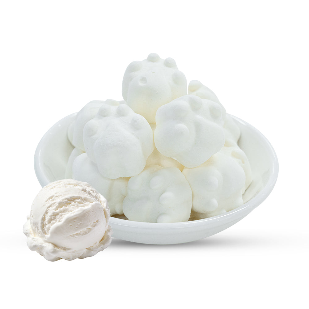 Freeze-dried Milk Ice Cream - Cat Paw Shape 10kg/ carton