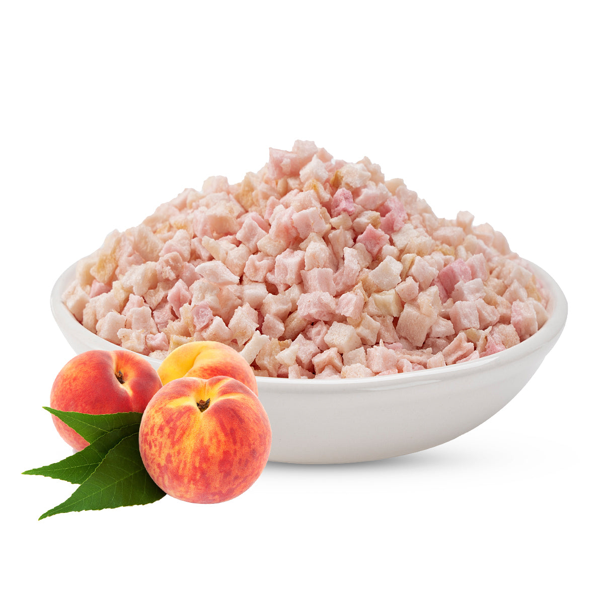 Freeze Dried Peaches Dice 10kg/ carton