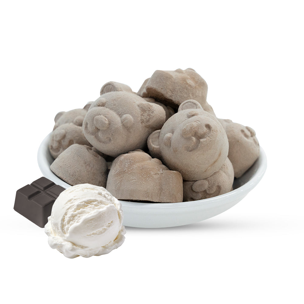 Freeze-dried Chocolate Ice Cream - Bear Head Shape 10kg/ carton