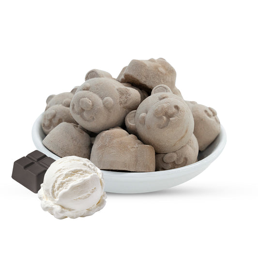 Freeze-dried Chocolate Ice Cream - Bear Head Shape 10kg/ carton