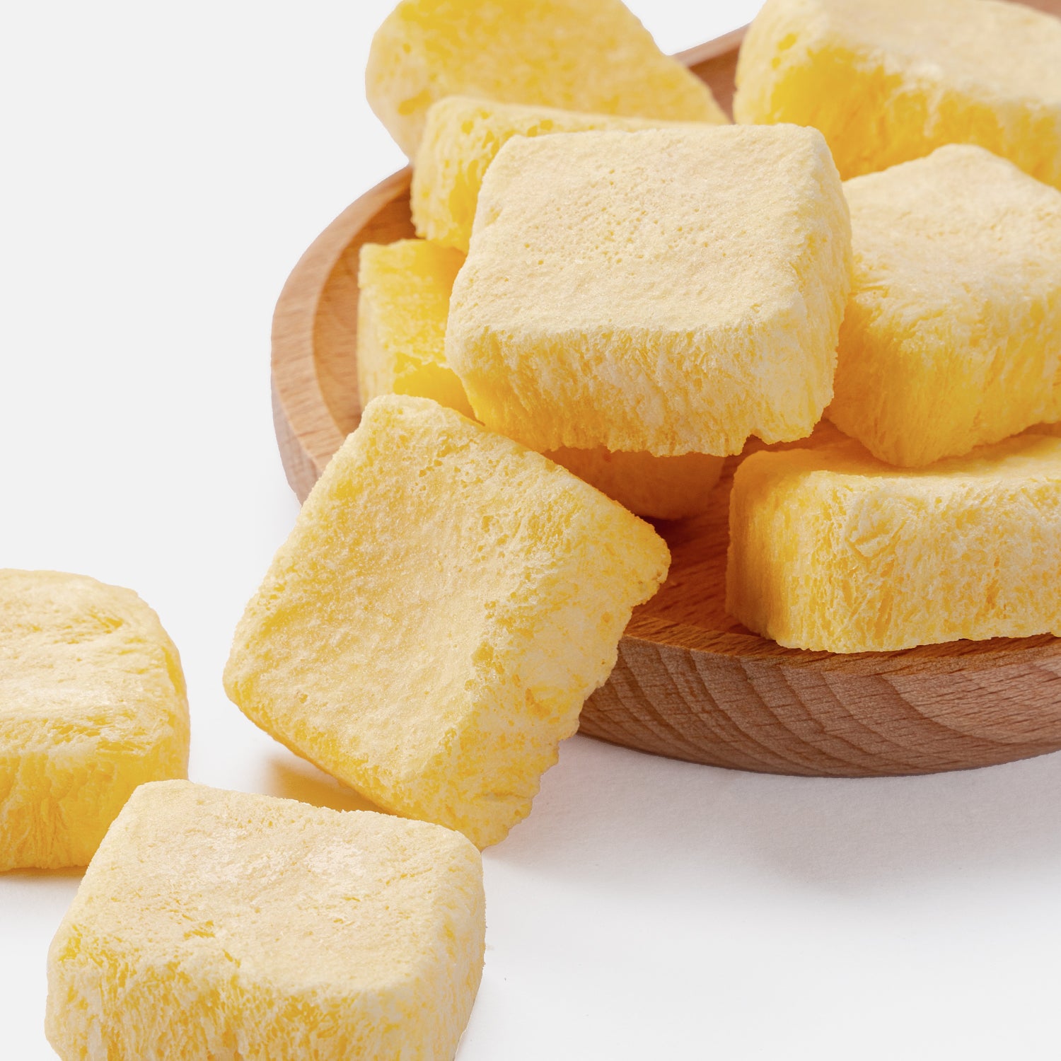 CONTAIN SUAGER Freeze Dried Yogurt Cubeг Yellow peach flavor/1kg/10kg