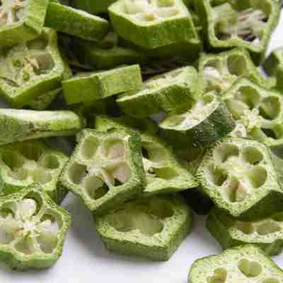 Sublimated Okra Shards / 10 Kg