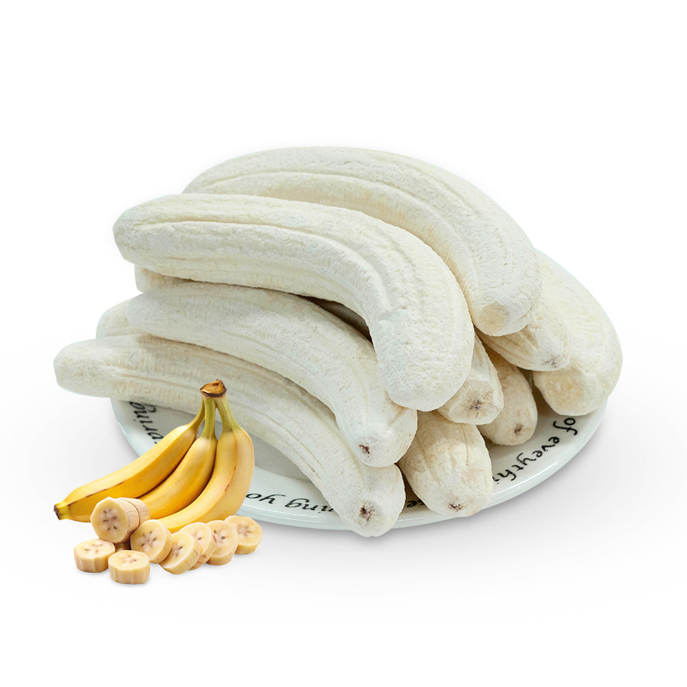 SUGAR-FREE Freeze Dried Banana Whole 10kg/ carton