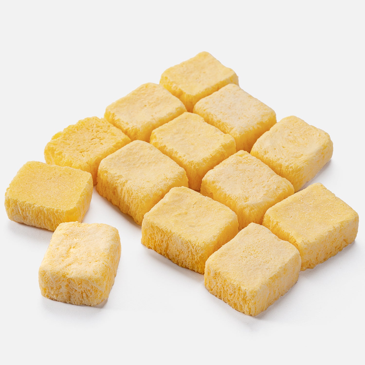 CONTAIN SUAGER Freeze Dried Yogurt Cubeг Yellow peach flavor/1kg/10kg
