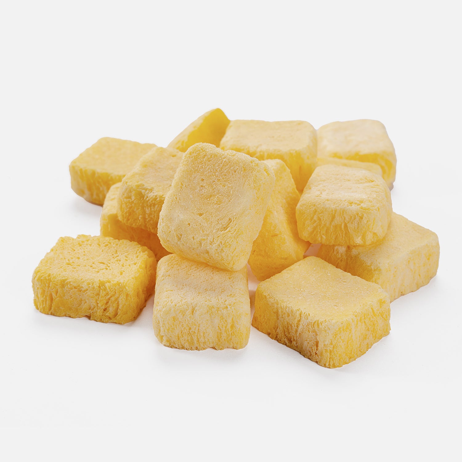 CONTAIN SUAGER Freeze Dried Yogurt Cubeг Yellow peach flavor/1kg/10kg