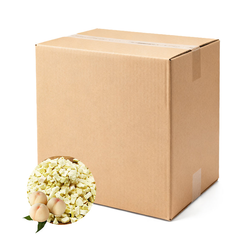 Сублимированные белые персики Осколки/10 кг