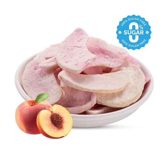SUGAR-FREE Freeze Dried Juicy Peach Slice 10kg/ Carton